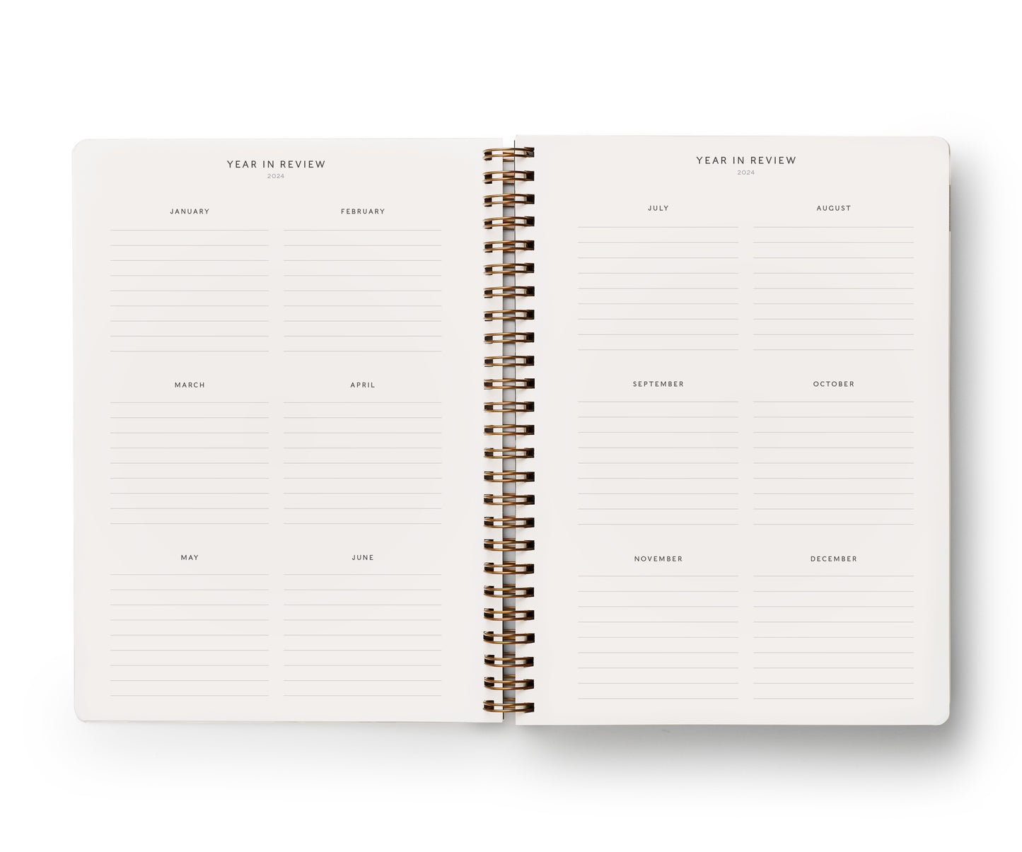 12 månaders 2024 kalender Softcover Spiral, Blossom, Rifle Paper