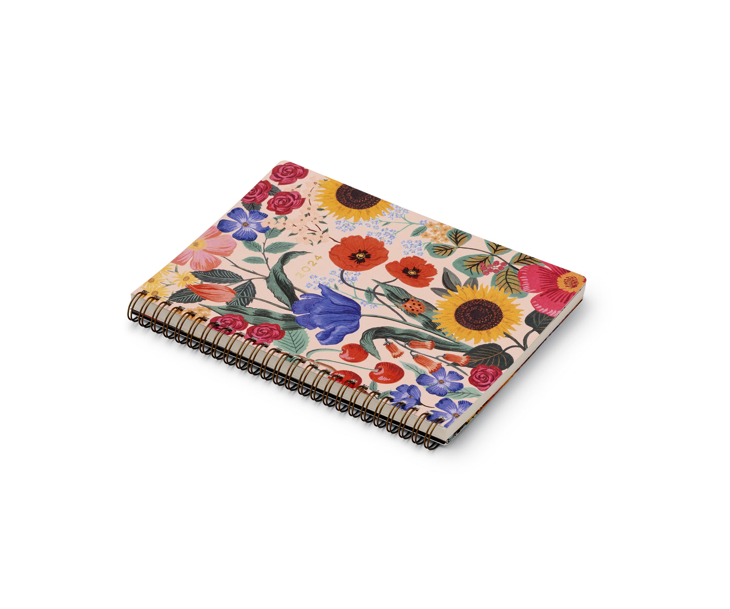 12 månaders 2024 kalender Softcover Spiral, Blossom, Rifle Paper