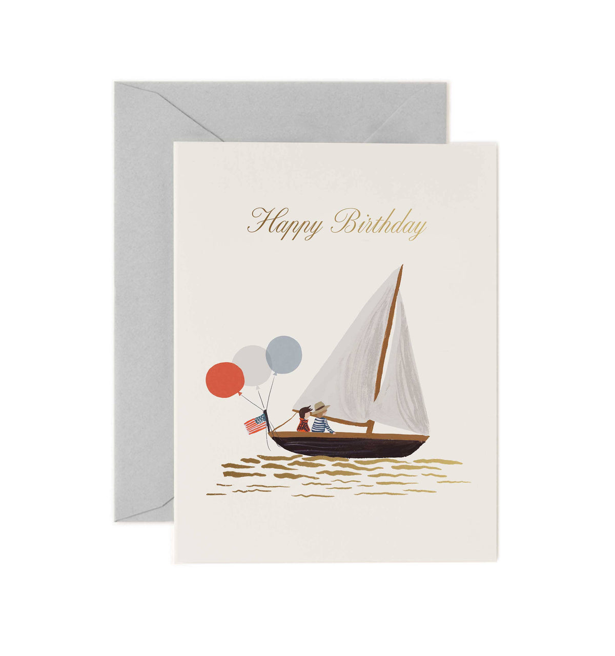 Rifle Paper Sailboat Birthday Card