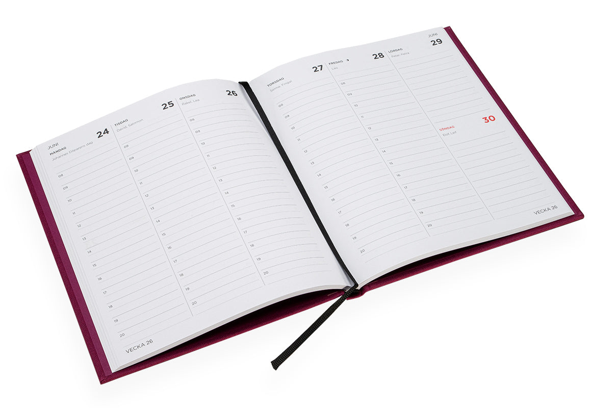 Bookbinders Design Kalender 2024 170x200 Trådbunden