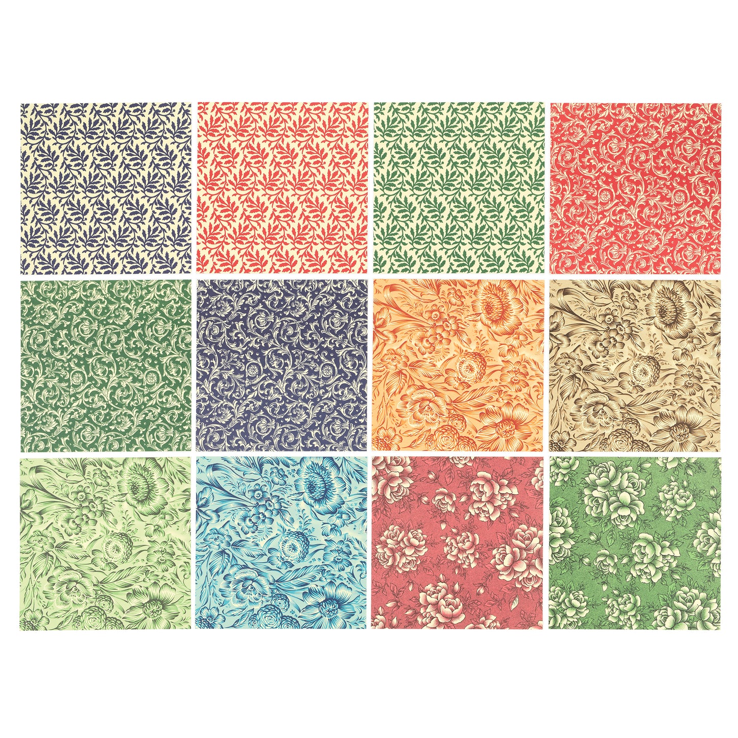 Japanskt origamipapper Katazome