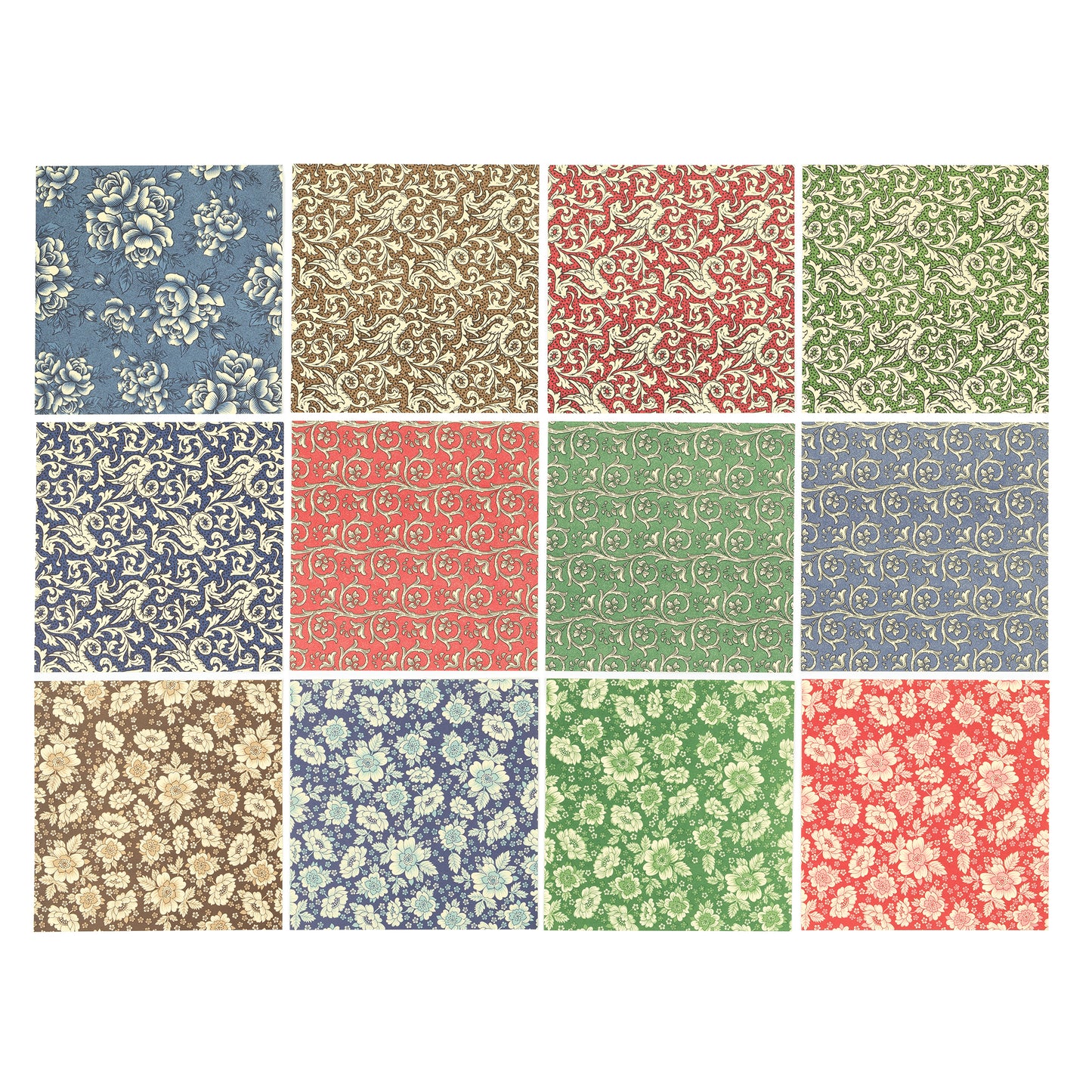 Japanskt origamipapper Katazome