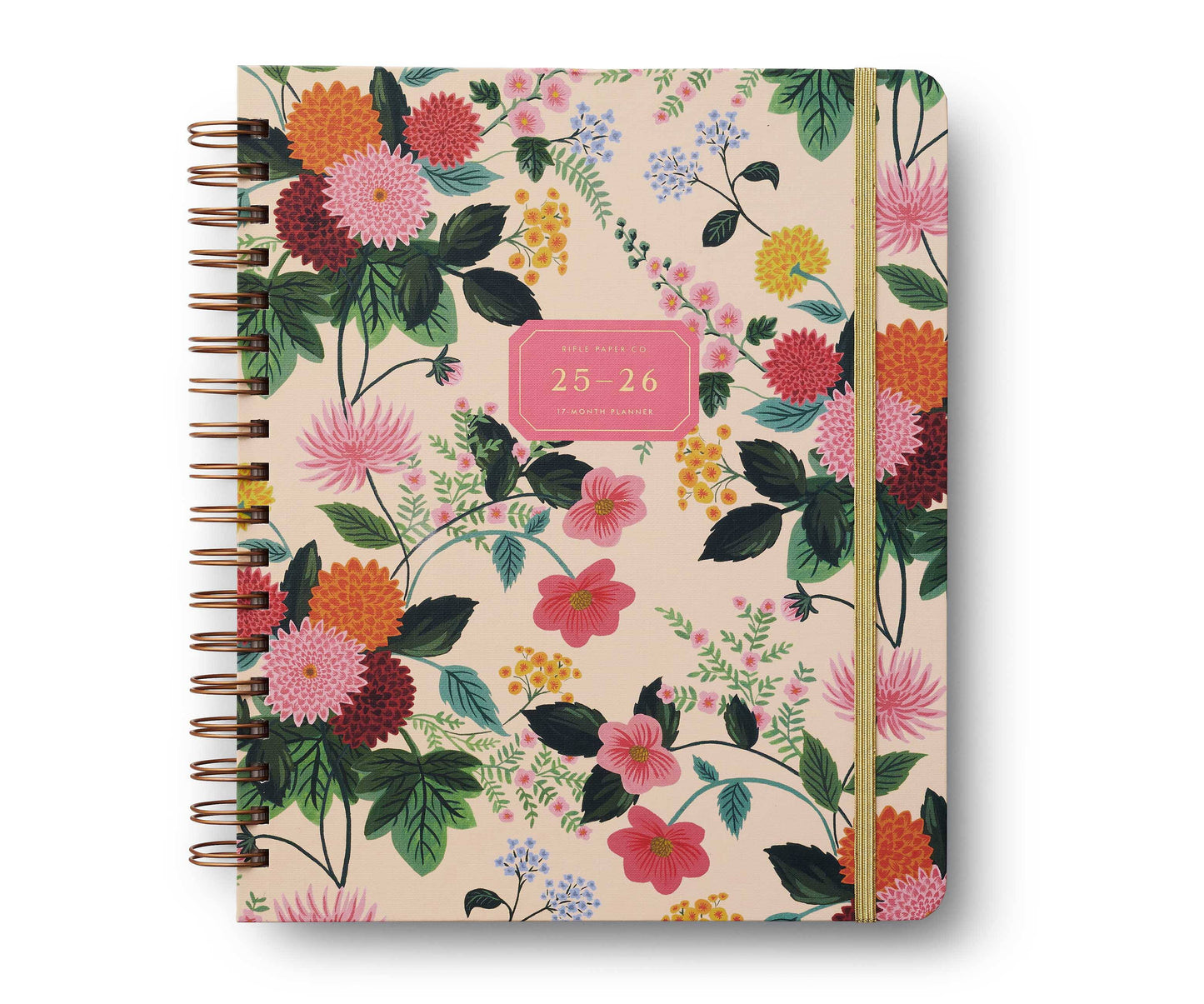 17 månaders 2026 kalender Dahlia, Rifle Paper