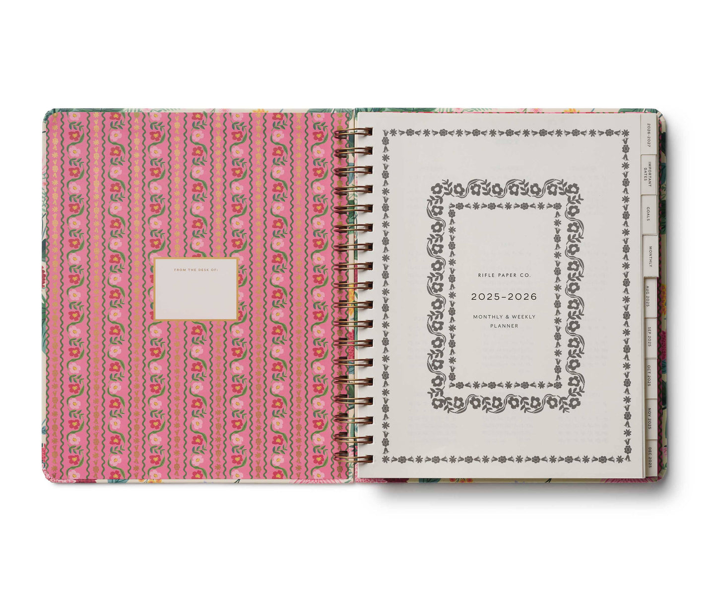 17 månaders 2026 kalender Dahlia, Rifle Paper