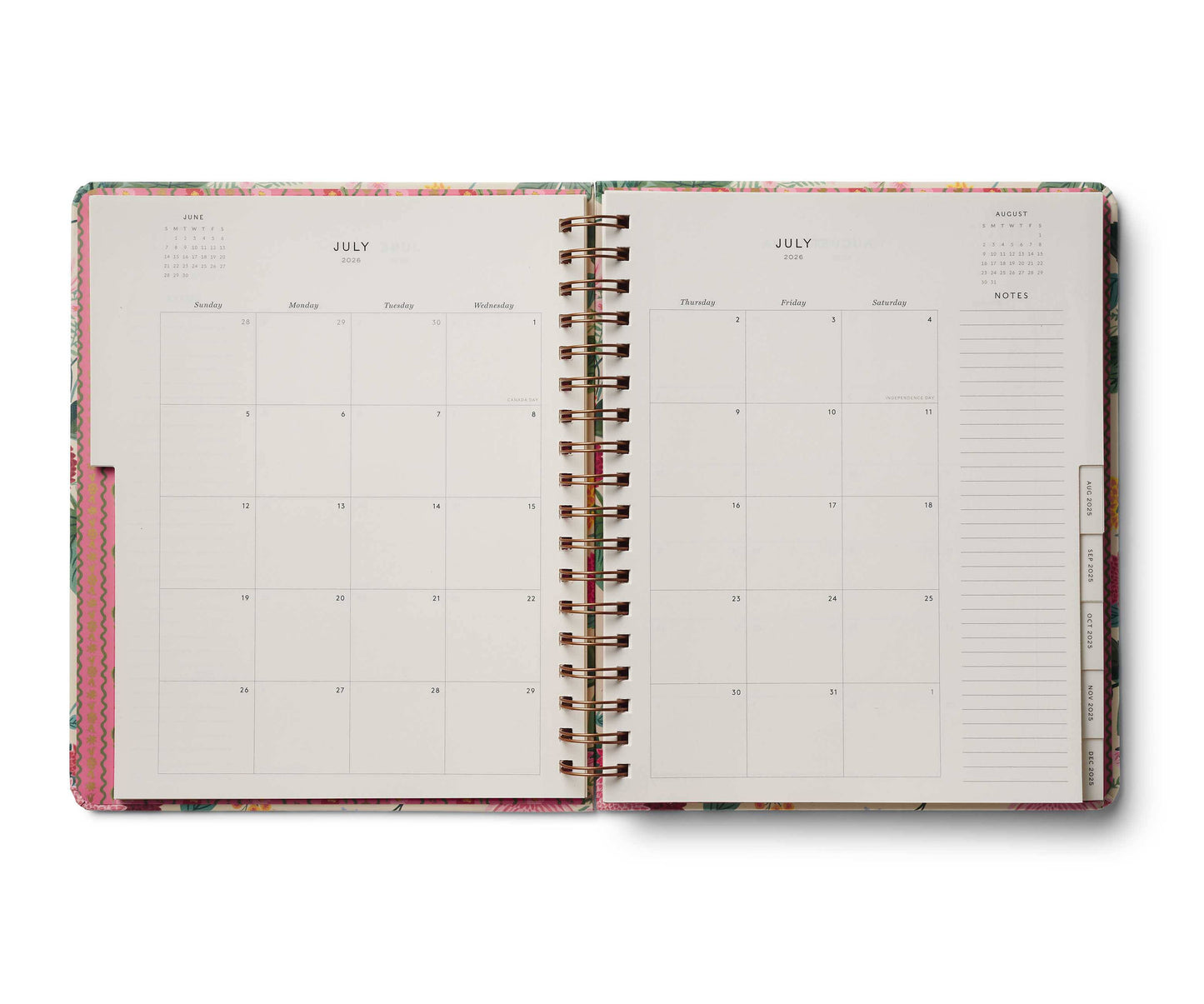 17 månaders 2026 kalender Dahlia, Rifle Paper