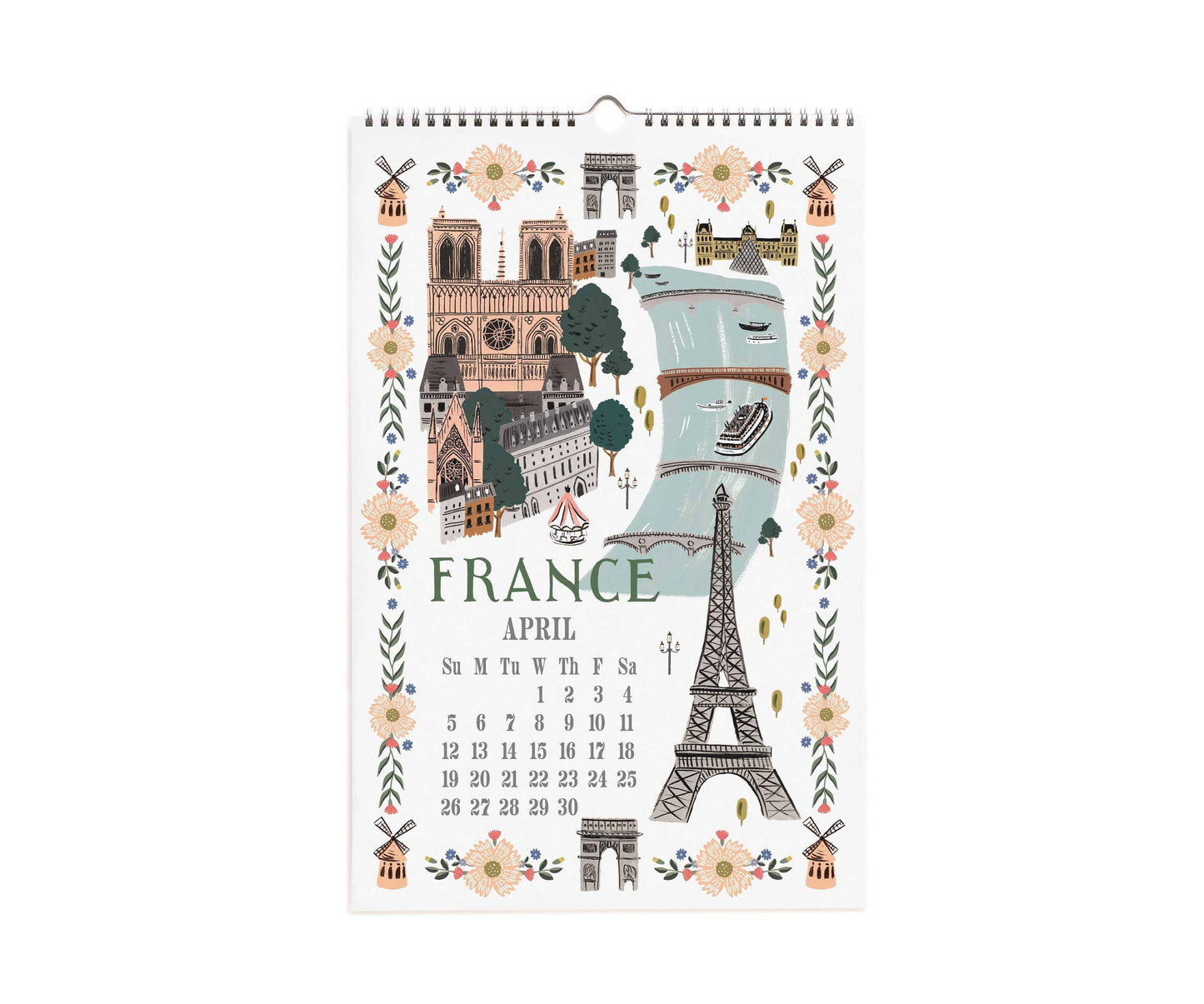 Väggkalender World Travel 2026, Rifle Paper