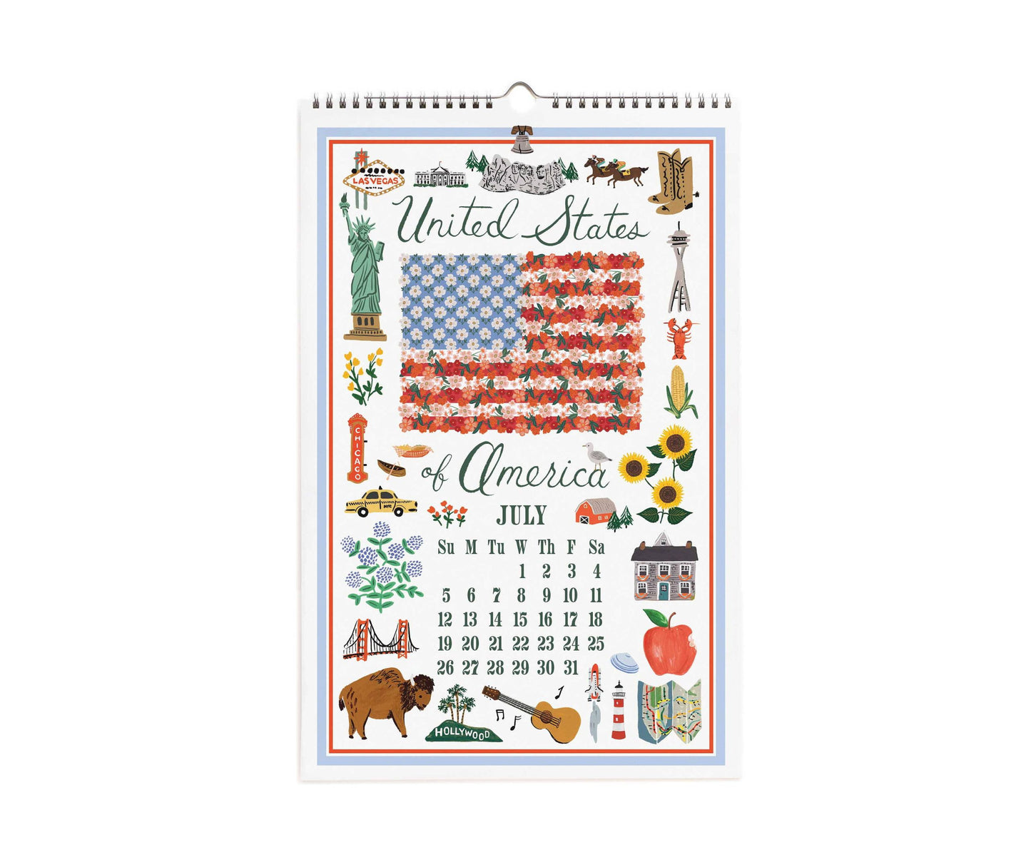 Väggkalender World Travel 2026, Rifle Paper