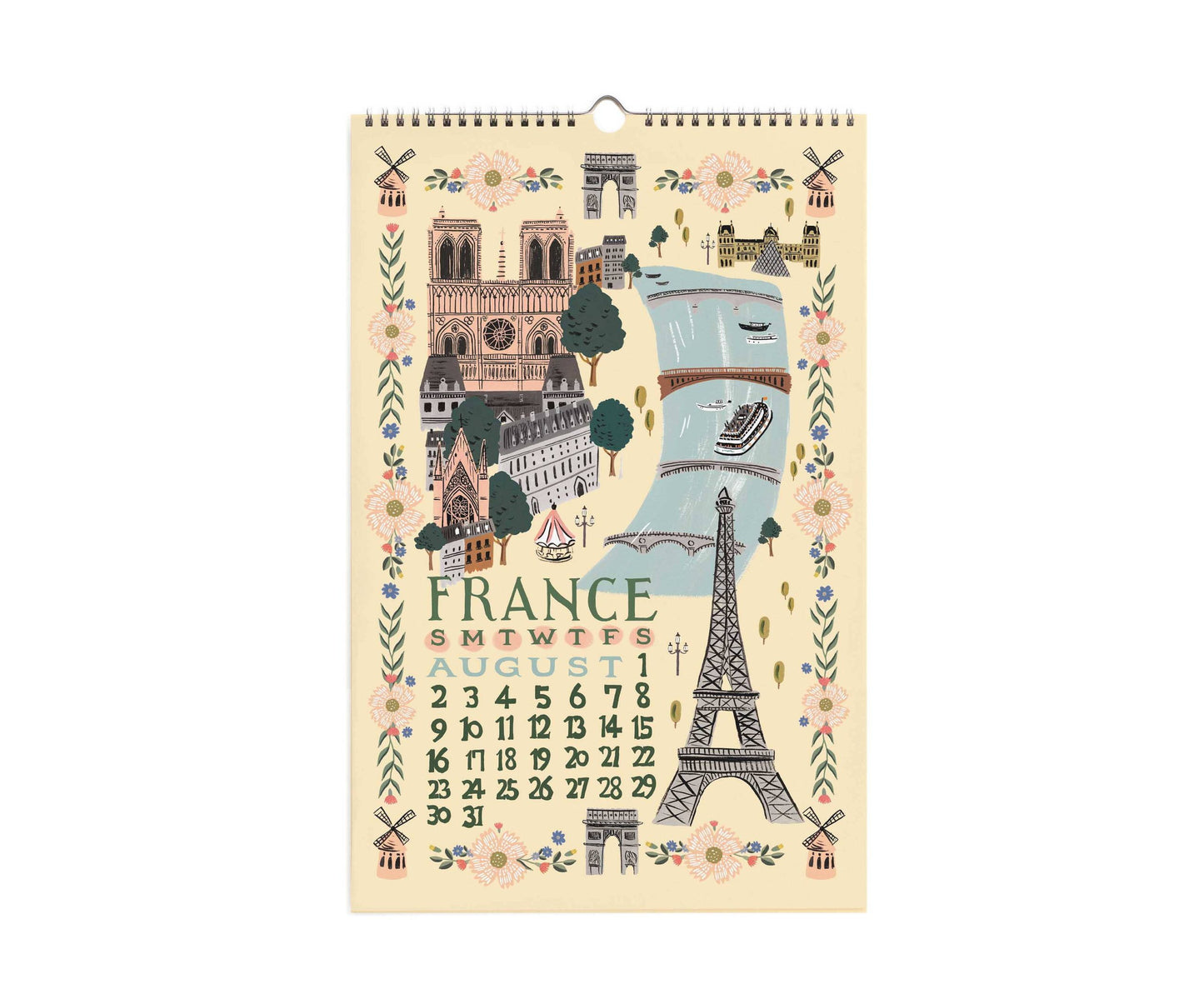 Väggkalender World Travel 2026, Rifle Paper