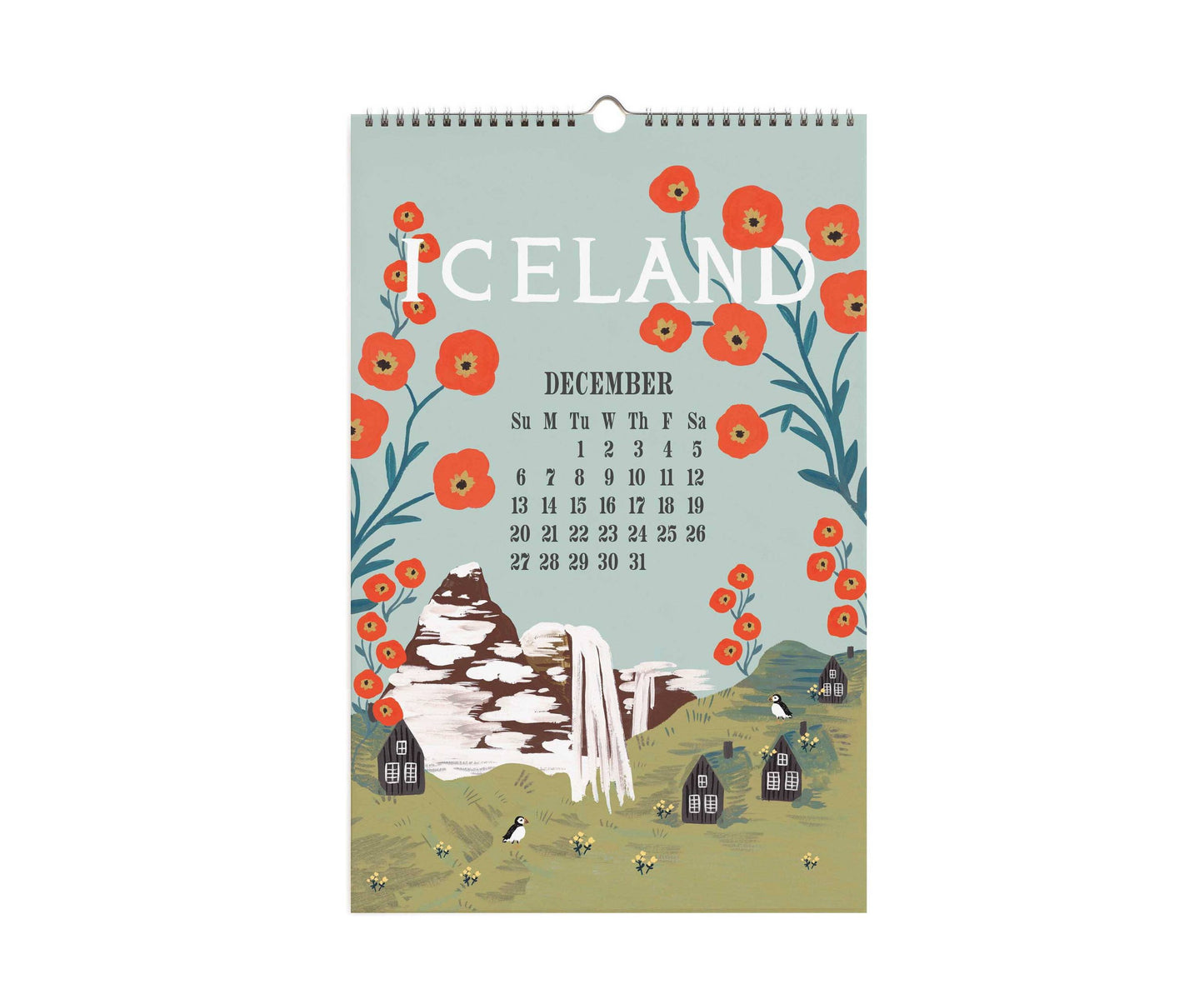 Väggkalender World Travel 2026, Rifle Paper