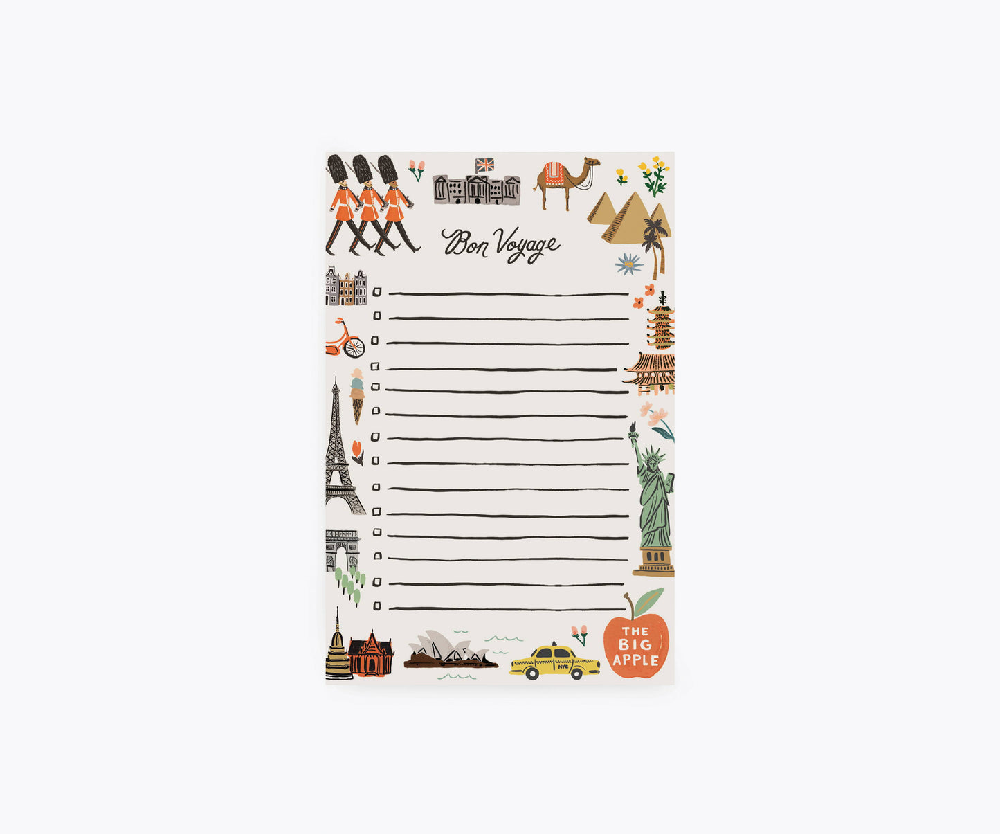 Rifle Paper Bon Voyage Notepad A6+