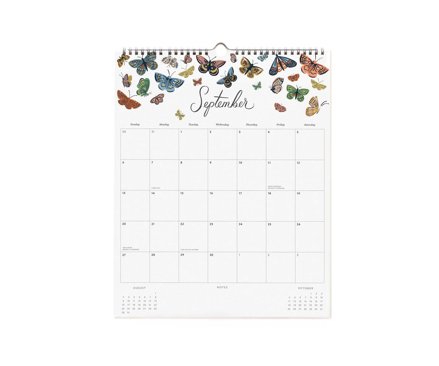 Väggkalender Appointment Dahlia 2026, Rifle Paper