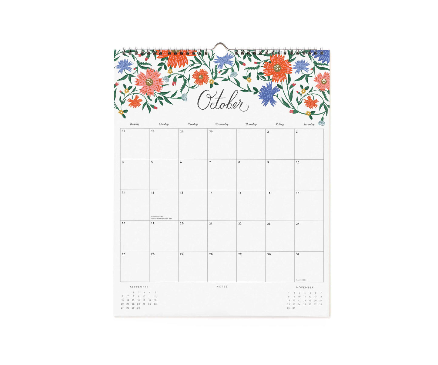 Väggkalender Appointment Dahlia 2026, Rifle Paper