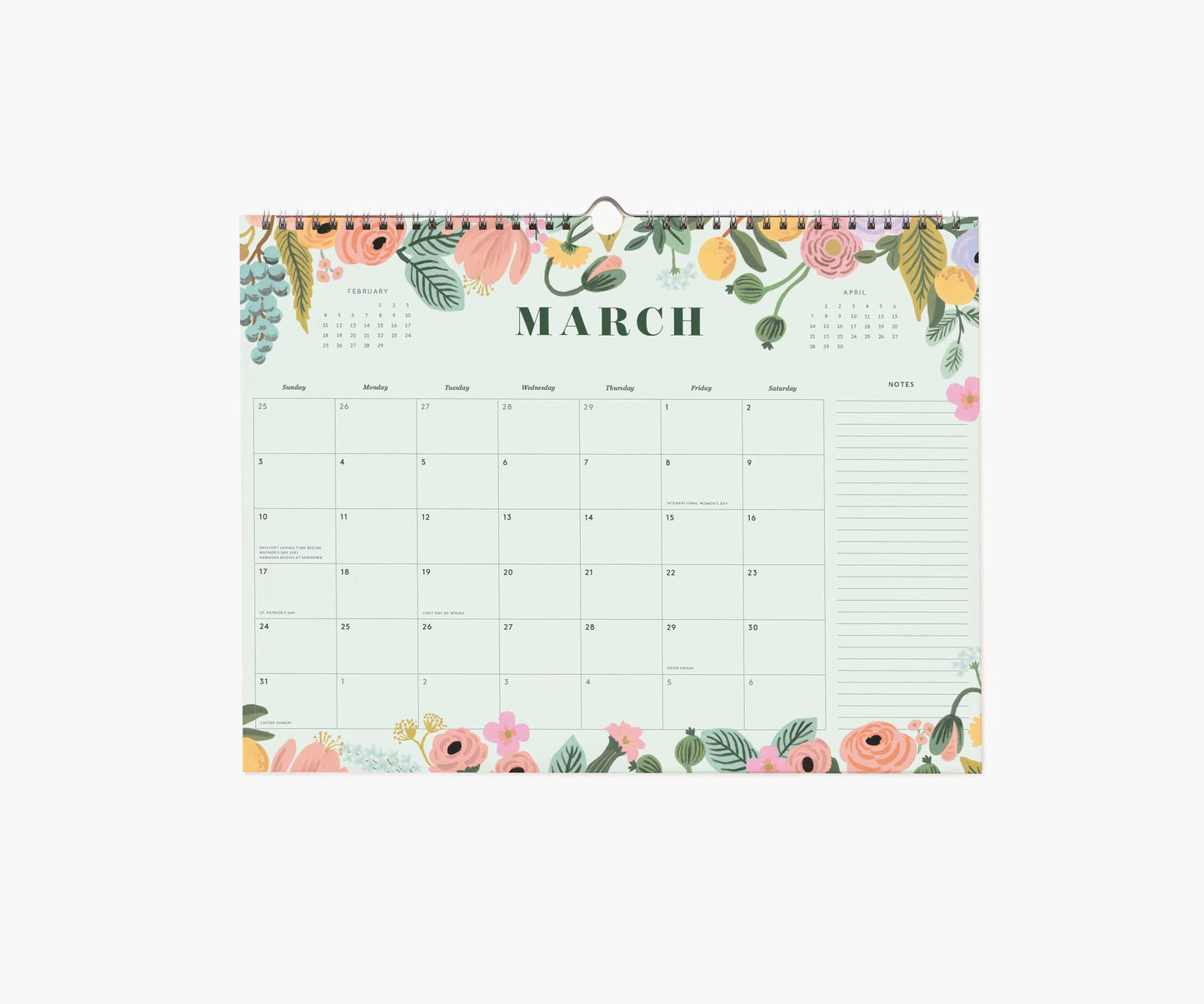 Väggkalender Blossom Appointment 2024, Rifle Paper