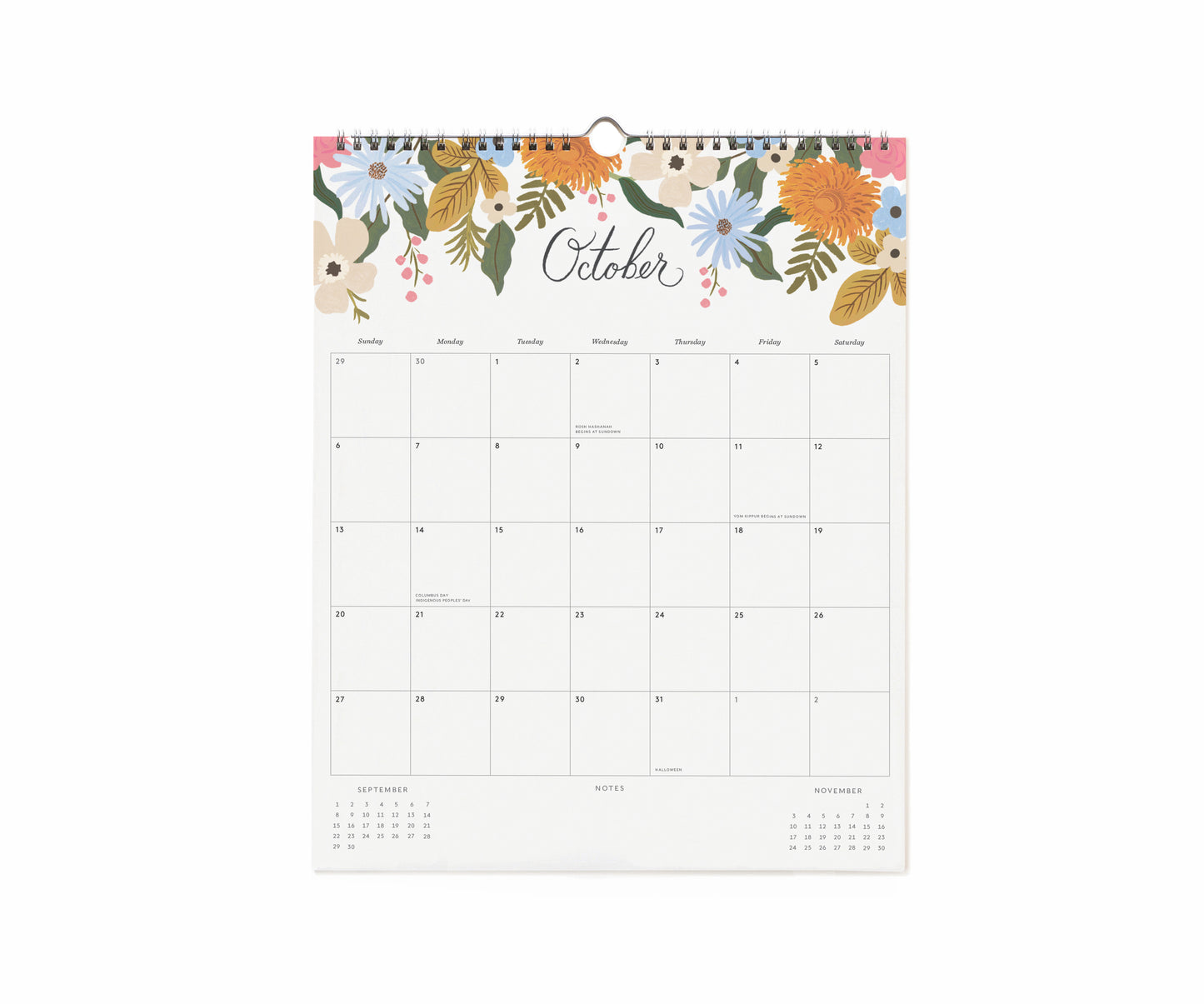 Väggkalender Peacock Appointment 2024, Rifle Paper
