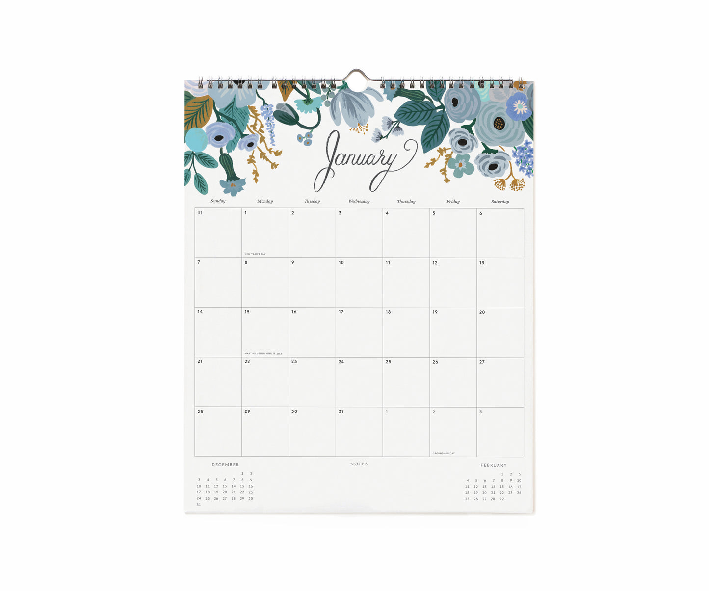 Väggkalender Peacock Appointment 2024, Rifle Paper