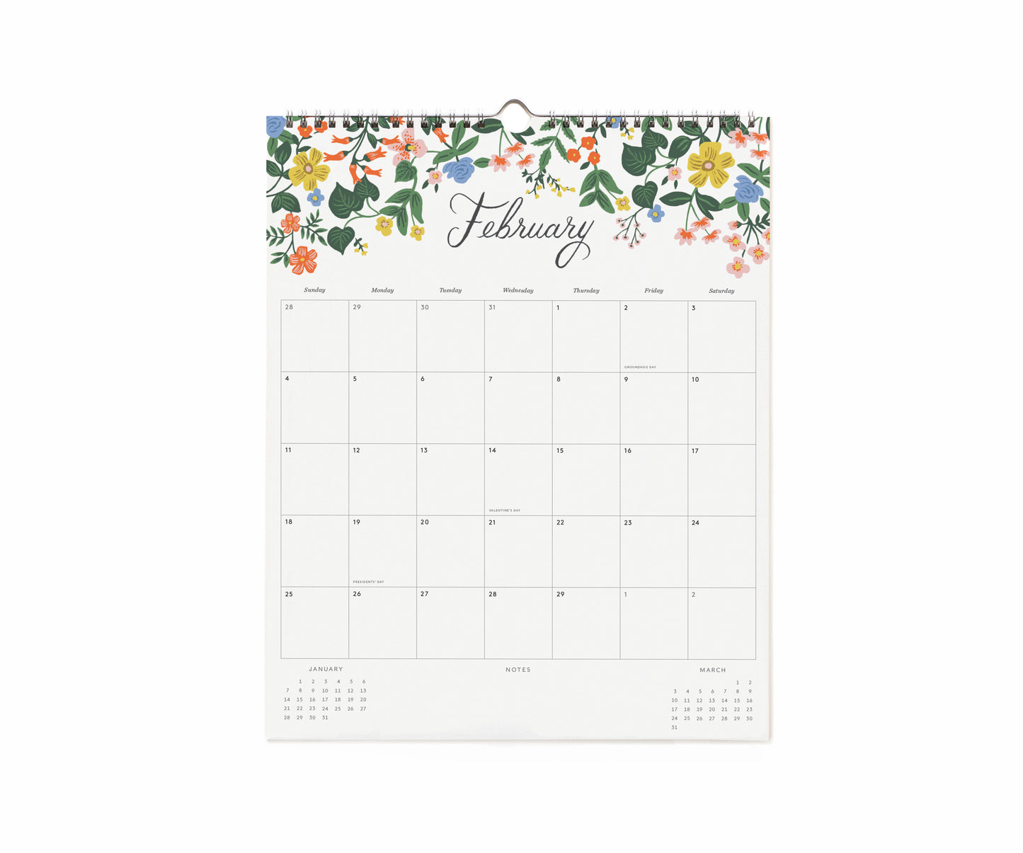 Väggkalender Peacock Appointment 2024, Rifle Paper