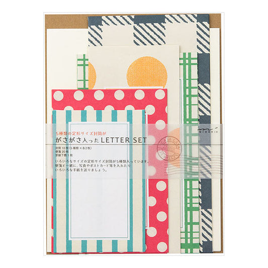 Midori brevpappersset Colourful