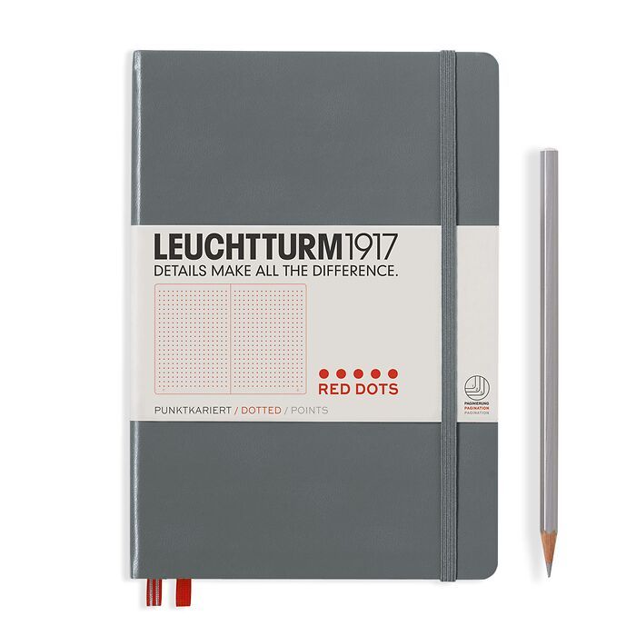 Anteckningsbok i A5, Leuchtturm 1917 Red Dots
