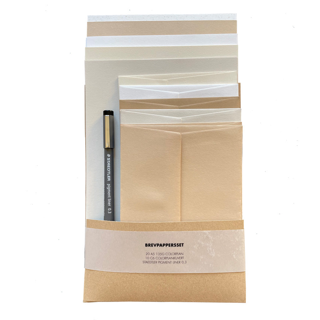 Brevpappersset