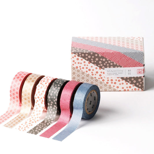 Washi giftbox 6 st Wamon 5