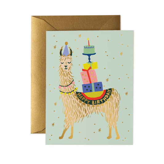 Rifle Paper Llama birthday