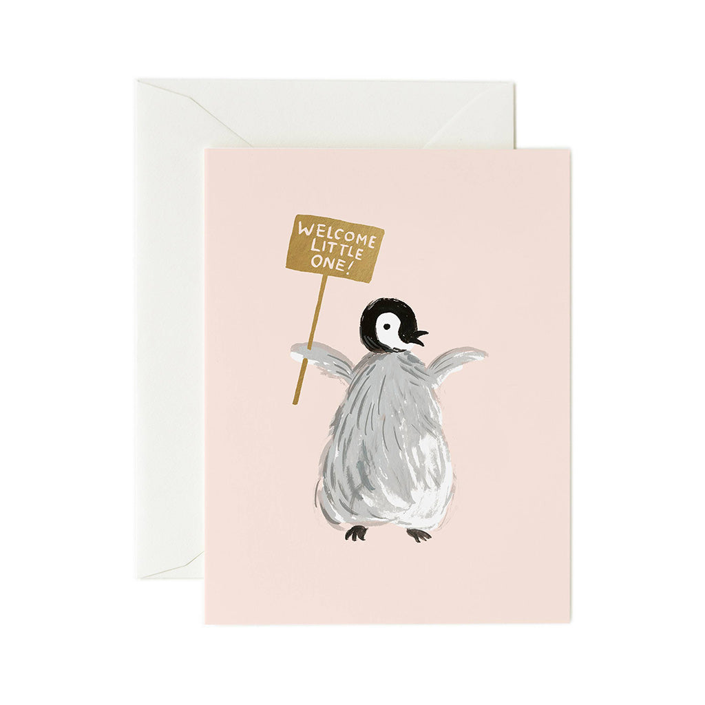 Rifle Paper Welcome Penguin