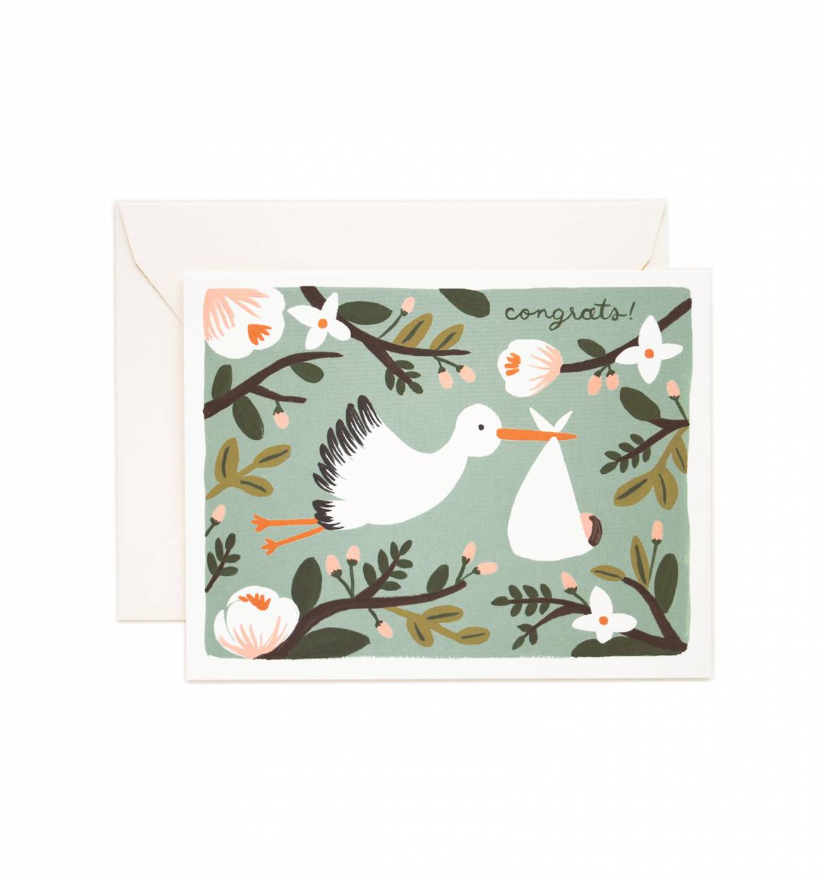 Rifle Paper Congrats Stork Baby