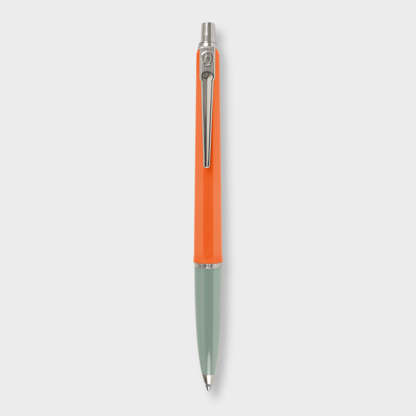 ballograf epoca p kulpenna olivgron-fram-orange-bak