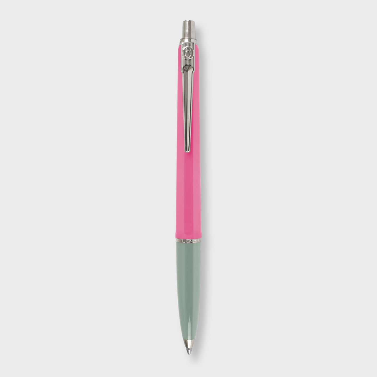 ballograf epoca p kulpenna olivgron-fram-rosa-bak