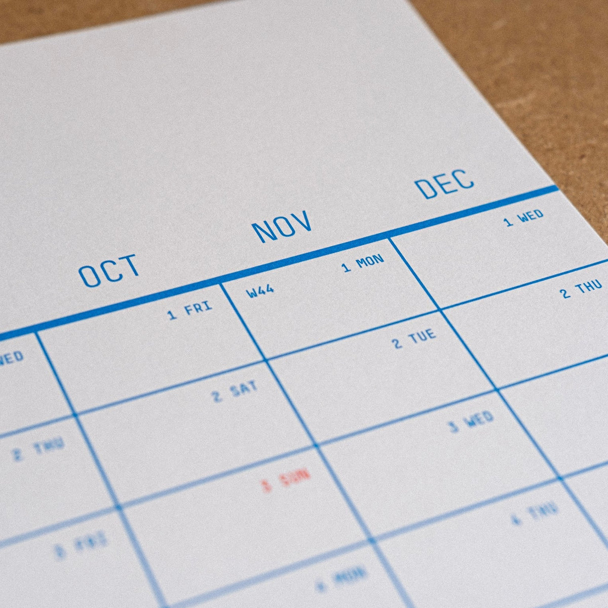 Väggkalender 2027, två format