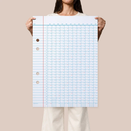Väggkalender 2027, två format