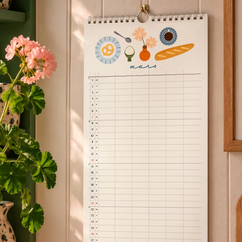 IsaForm Familjekalender väggkalender 2027