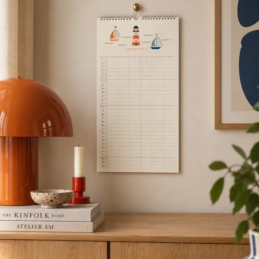 IsaForm Familjekalender väggkalender 2027