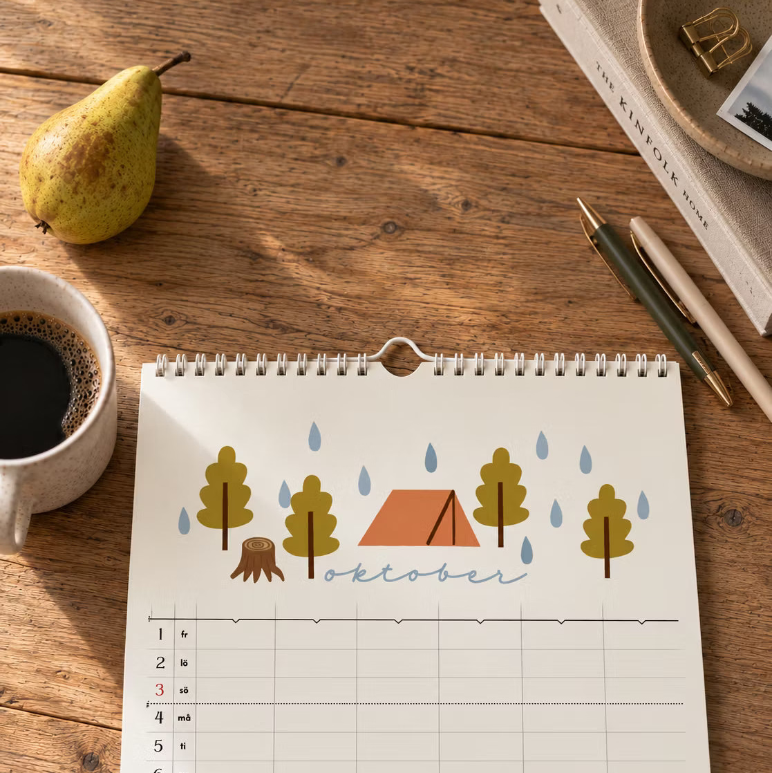 IsaForm Familjekalender väggkalender 2027