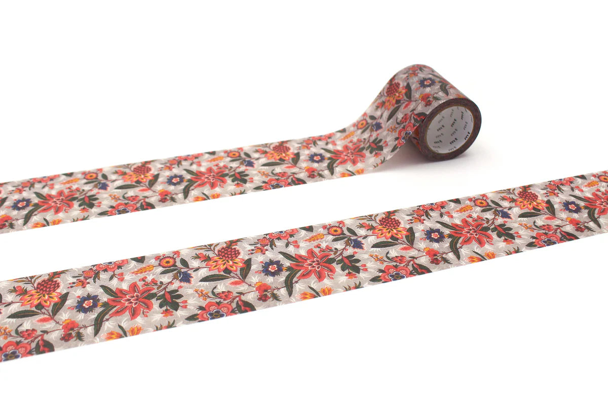 Washi Tape / mt x TOILE DE JOUY - Fleurs et Oiseaux - 50mm