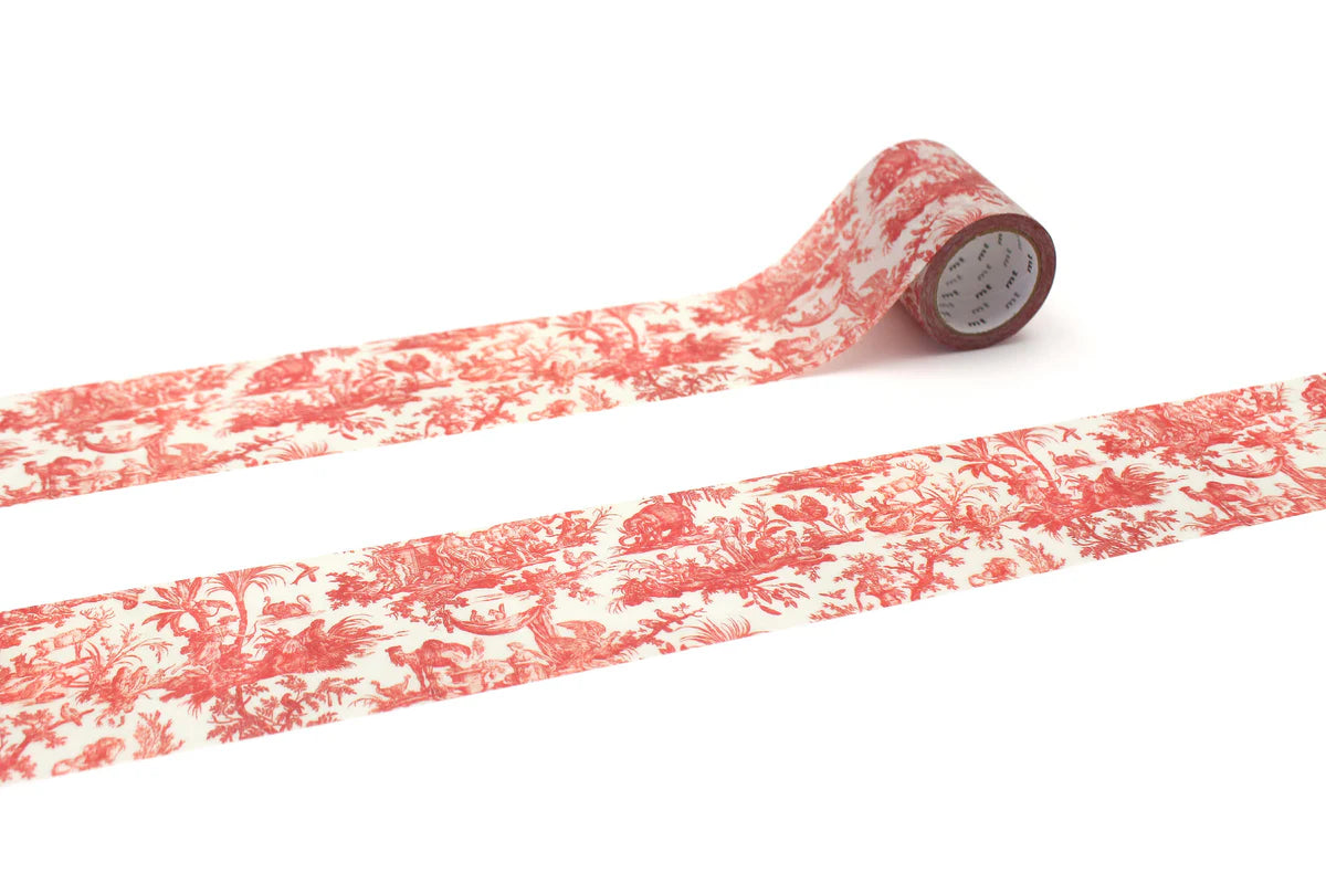 Washi Tape / mt x TOILE DE JOUY - Le Quatre Partes du Monde - 50mm
