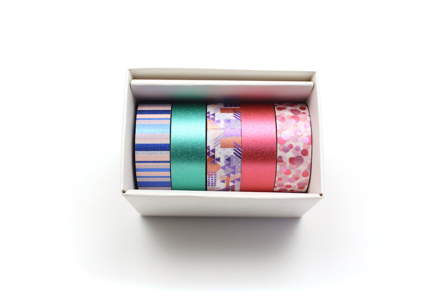 Washi giftbox 5 st Bright