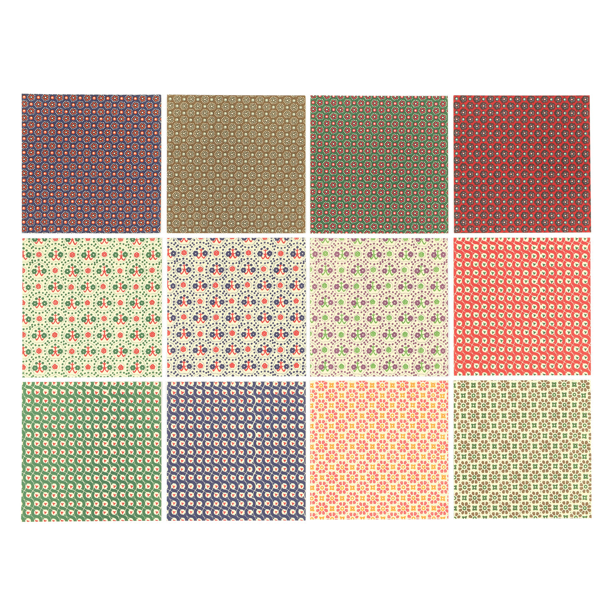 Japanskt origamipapper Katazome