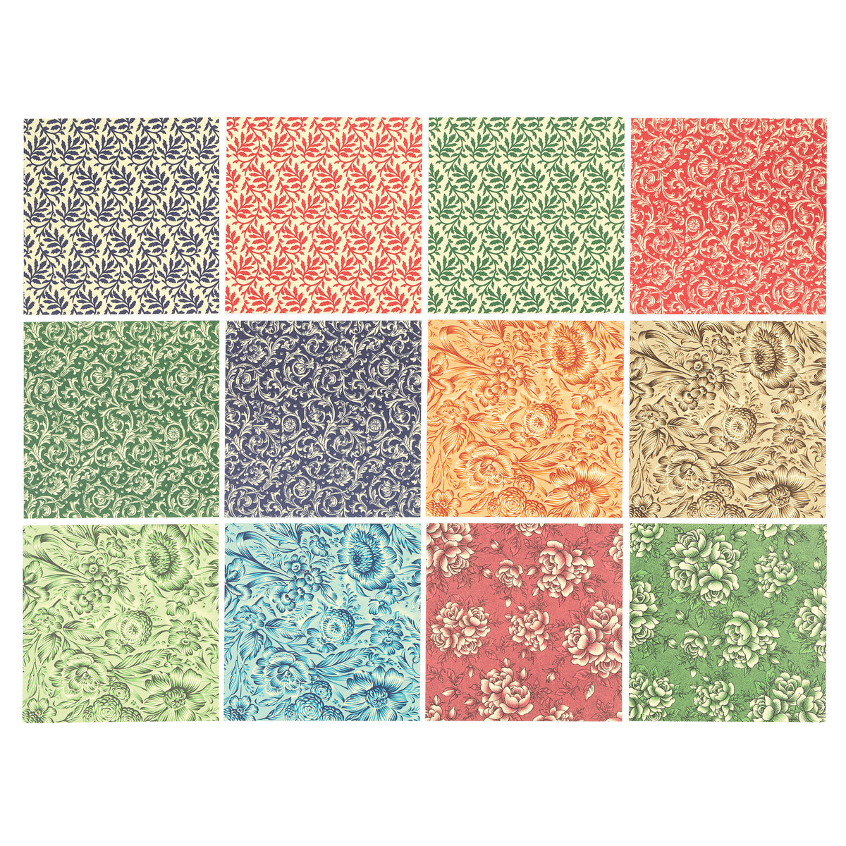 Japanskt origamipapper Katazome