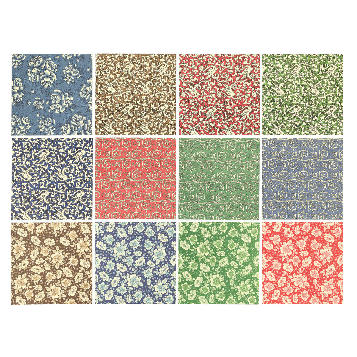 Japanskt origamipapper Katazome