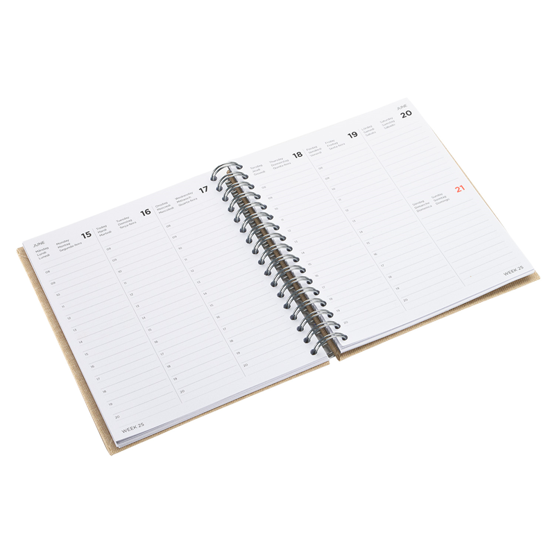 Bookbinders Design Kalender 2026 A6+ Spiralbunden