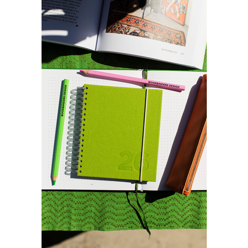 Bookbinders Design Kalender 2026 A6+ Spiralbunden