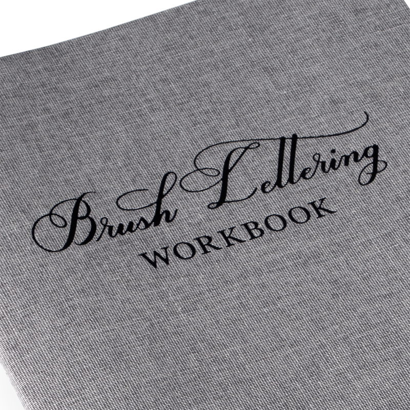 Brush lettering workbook