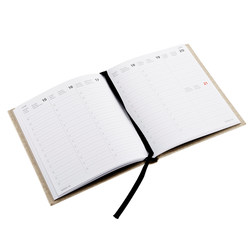 Bookbinders Design Kalender 2026 A6+ trådbunden