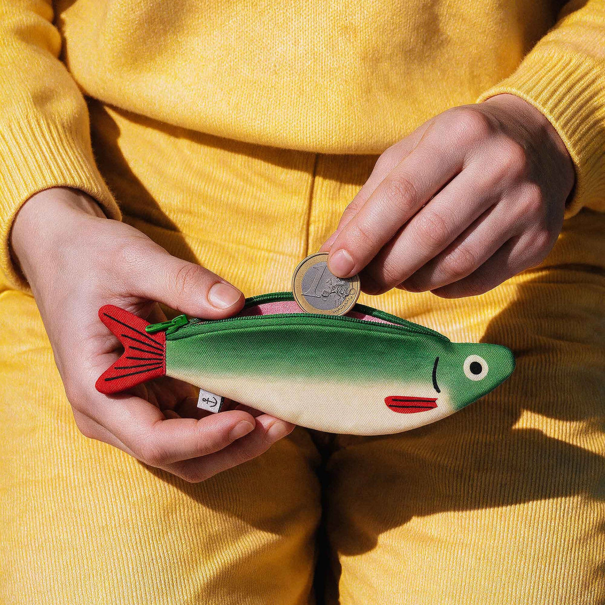 Don Fisher Sardine Green purse
