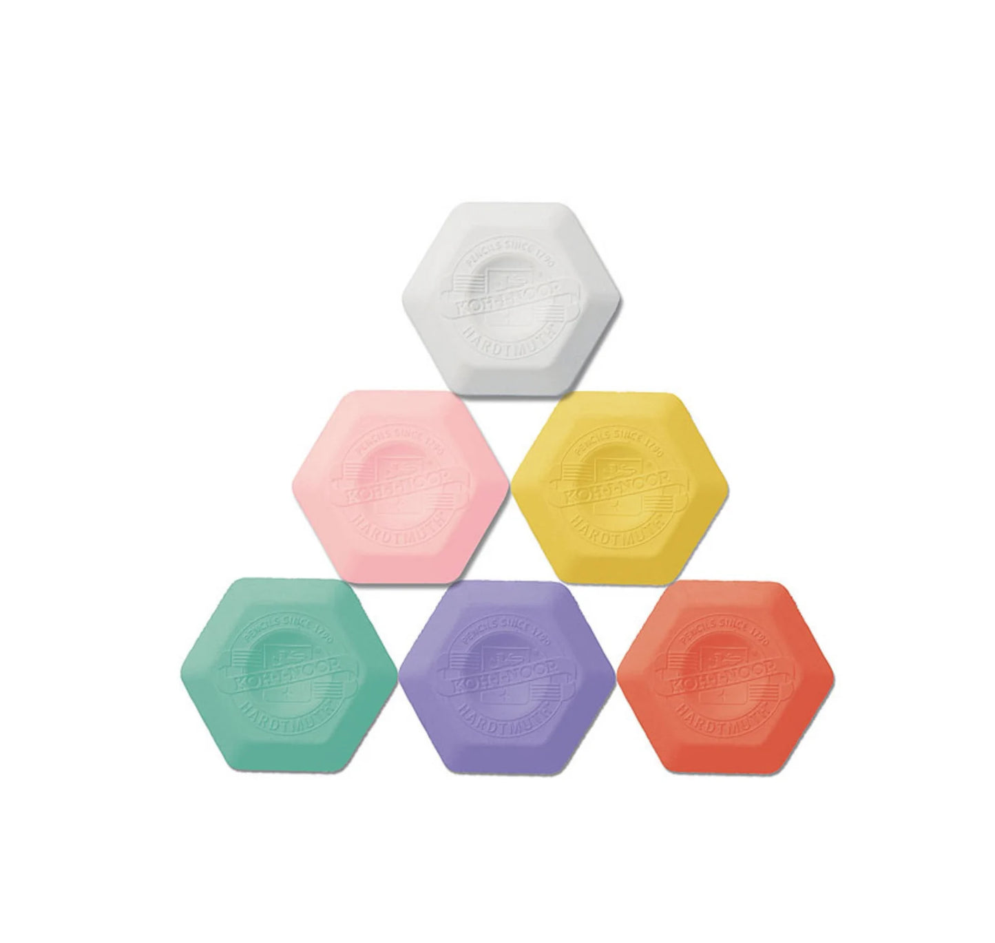 Radergummi Koh-i-Noor hexagonalformat radergummi