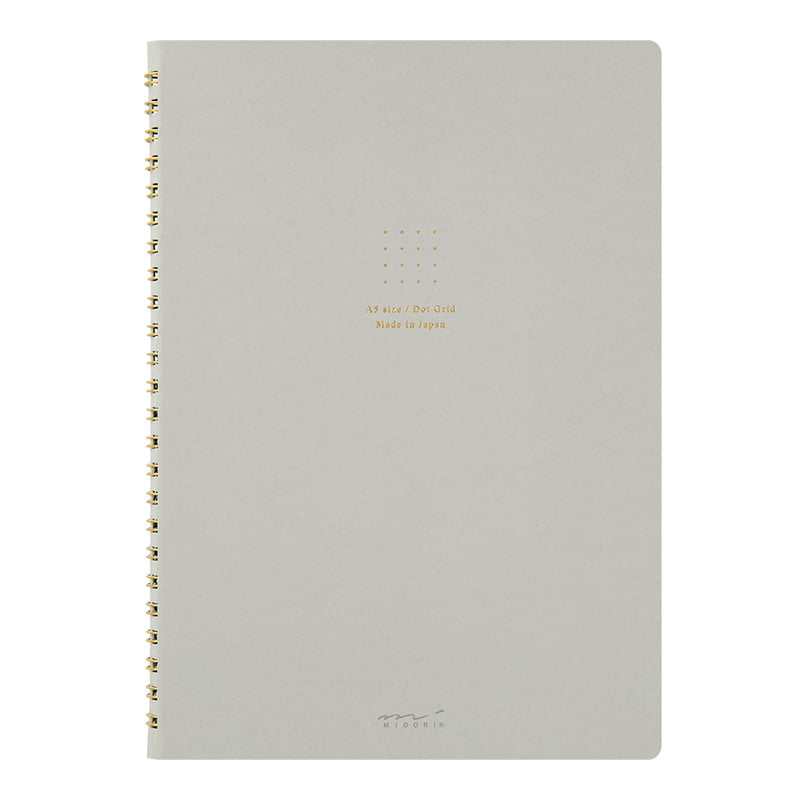 Midori Ring Notebook A5 Dot Grid - Två färger