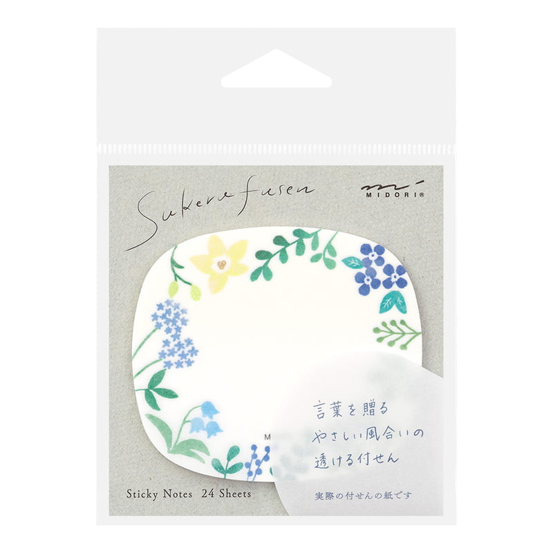 Midori Sticky Notes Transparency,  -3 varianter