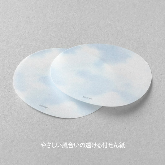 Midori Sticky Notes Transparency,  -3 varianter