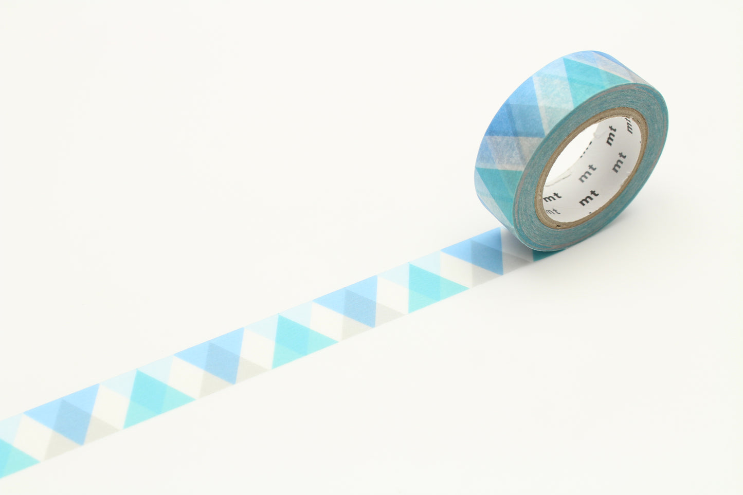 Washi Tape / MT Tape Triangle and Diamond Blue